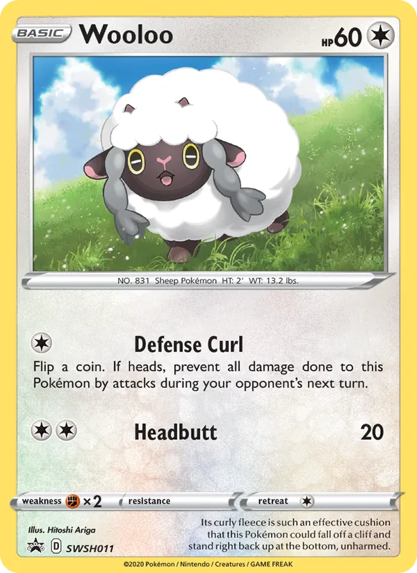 Wooloo, SWSH Black Star Promos SWSH011/307