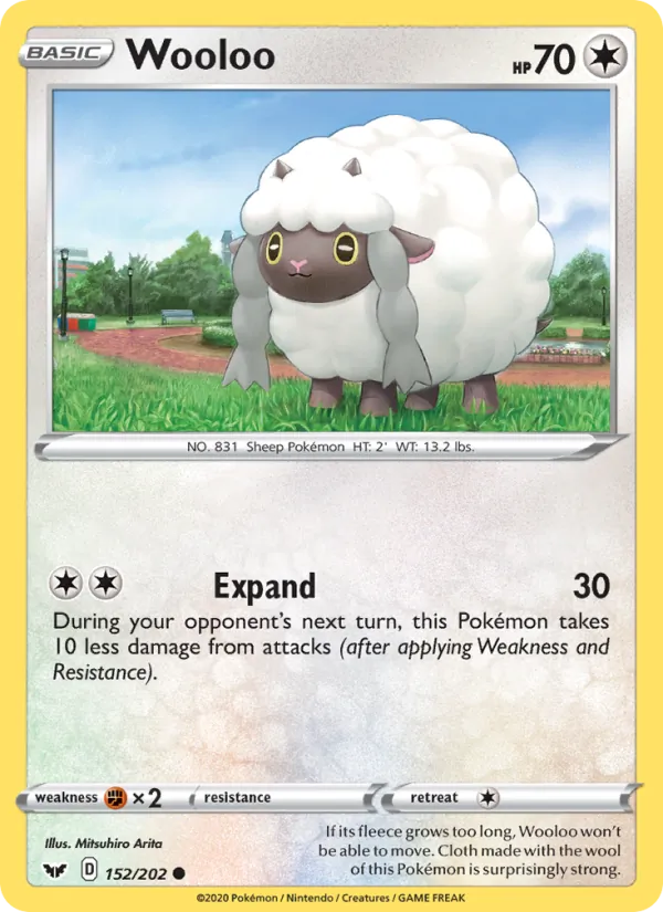 Wooloo, Sword & Shield 152/202