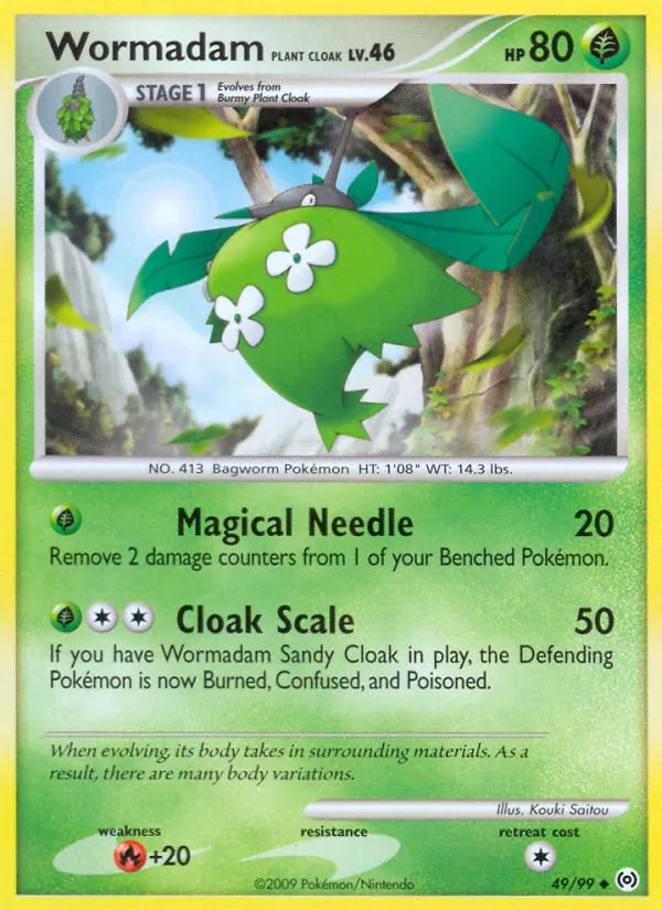 Wormadam Plant Cloak, Arceus 049/099