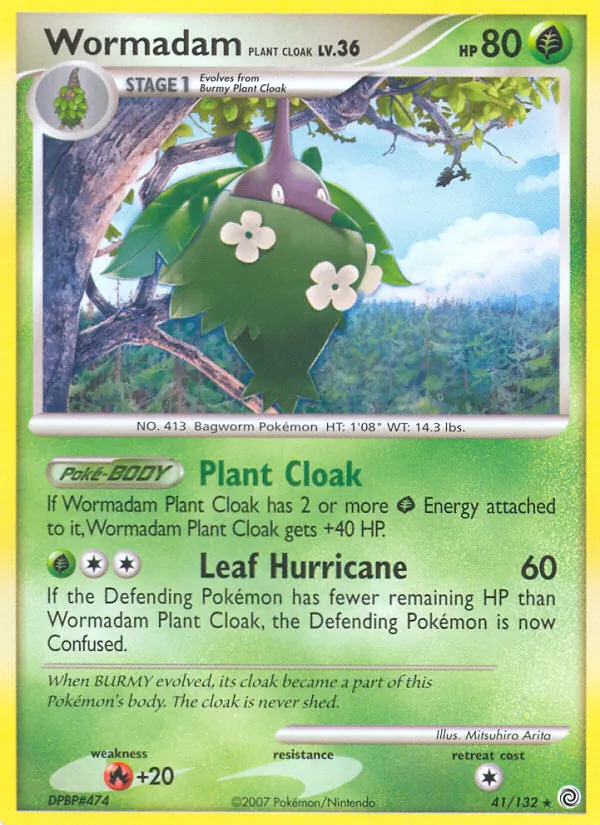 Wormadam Plant Cloak, Secret Wonders 041/132