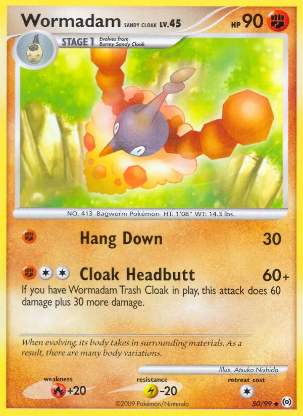 Wormadam Sandy Cloak, Arceus 050/099