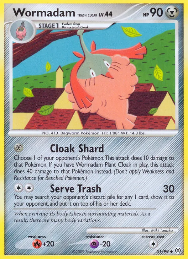 Wormadam Trash Cloak, Arceus 051/099