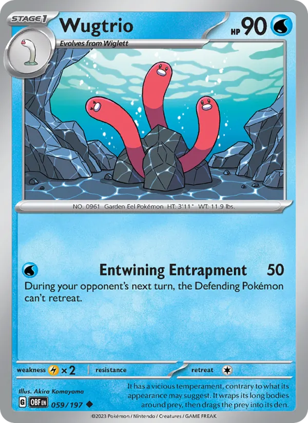 Wugtrio, Obsidian Flames 059/197