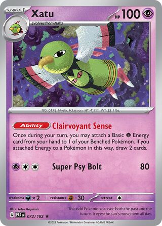 Xatu, Play! Pokémon Prize Pack Series Five 072/182