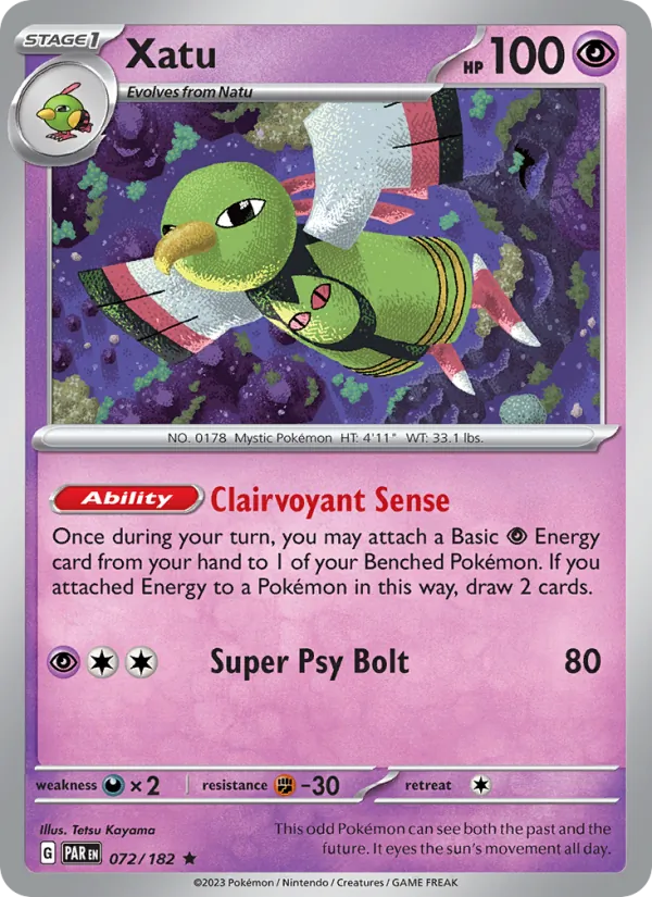 Xatu, Paradox Rift 072/182