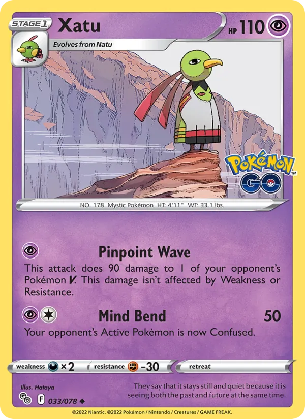 Xatu, Pokémon GO 033/078