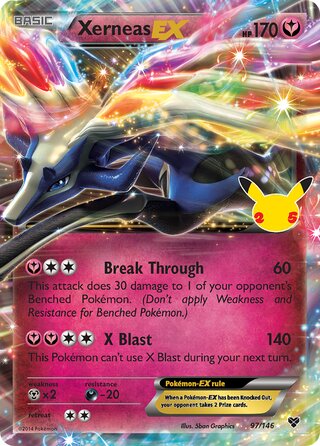 Xerneas-EX, Celebrations 097/146