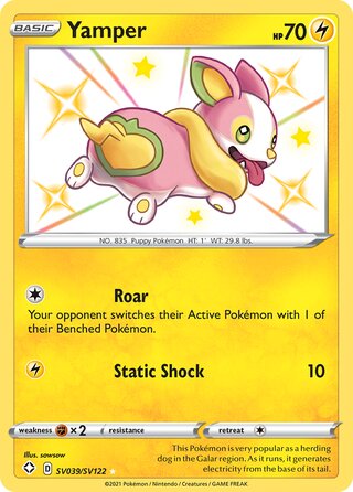 Yamper, Shining Fates SV039/SV122