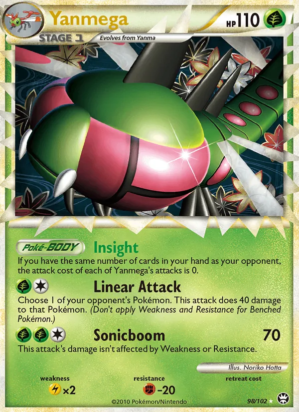 Yanmega, Triumphant 098/102