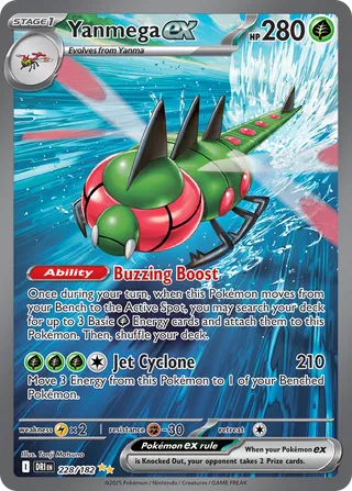 Yanmega EX, Destined Rivals 228/182