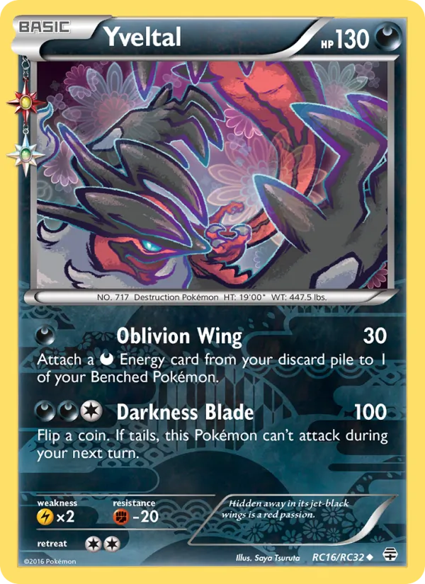 Yveltal, Generations RC16/83
