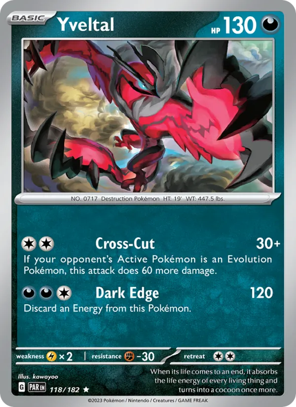 Yveltal, Paradox Rift 118/182
