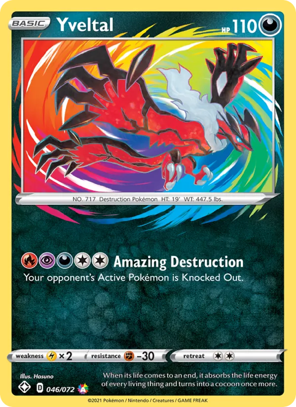 Yveltal, Shining Fates 046/072