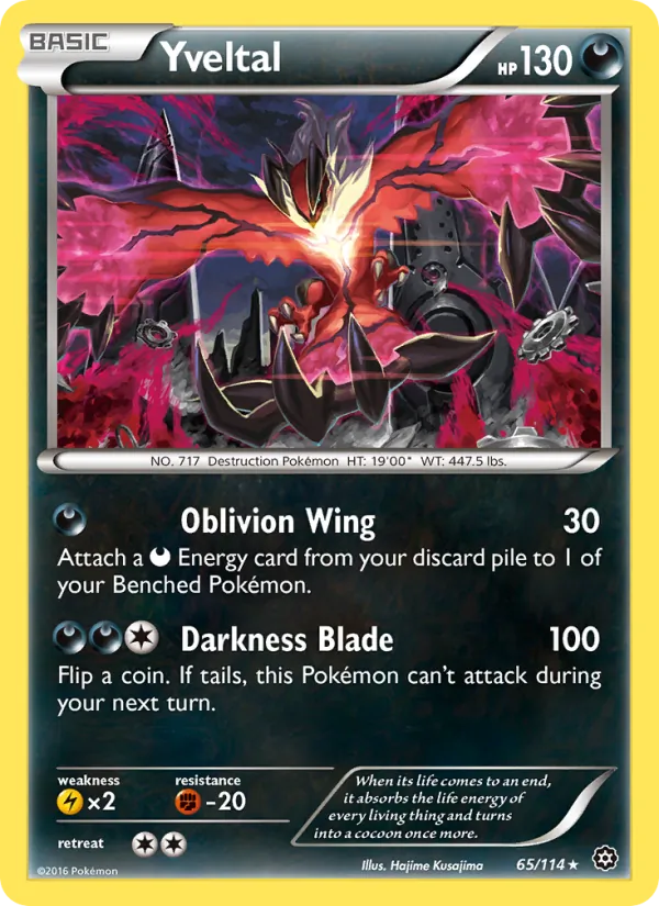 Yveltal, Steam Siege 065/114
