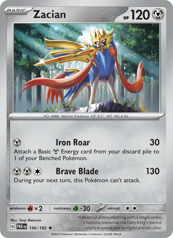Zacian, Paradox Rift 136/182