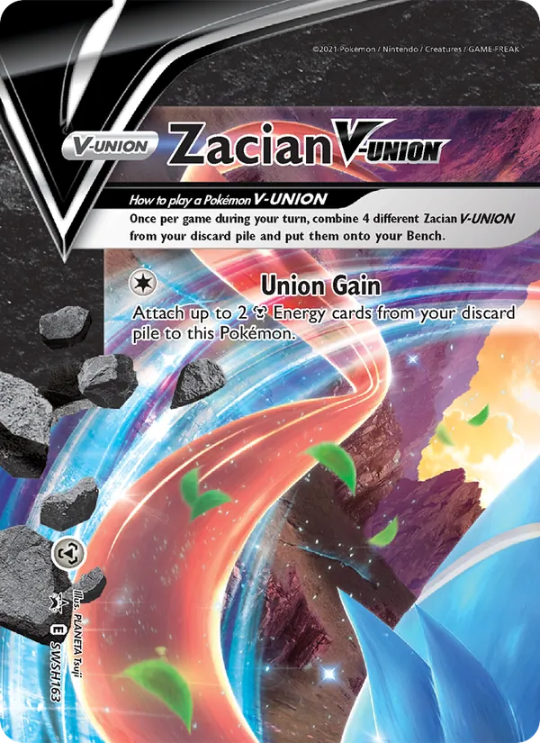 Zacian V-UNION, SWSH Black Star Promos SWSH163/307