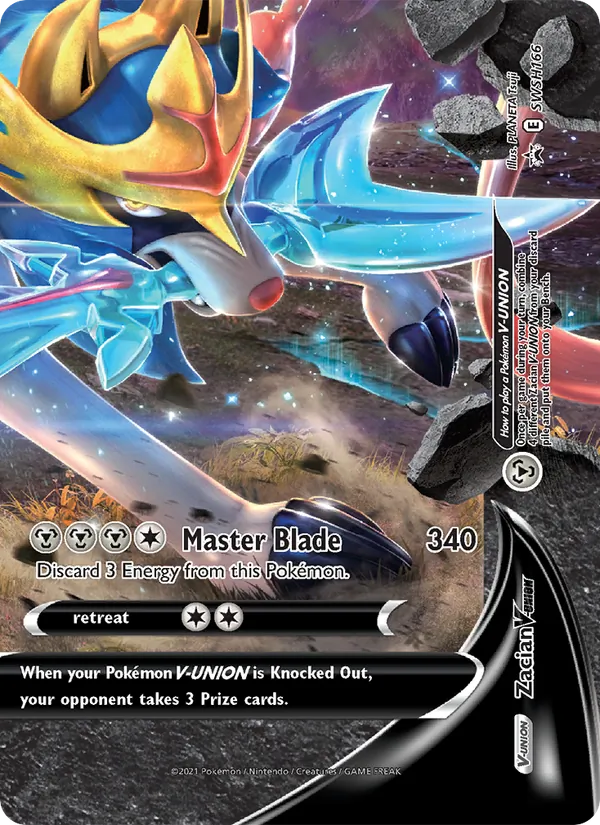 Zacian V-UNION, SWSH Black Star Promos SWSH166/307