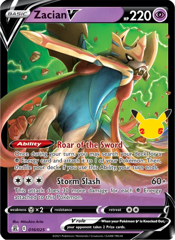Zacian V, Celebrations 016/025