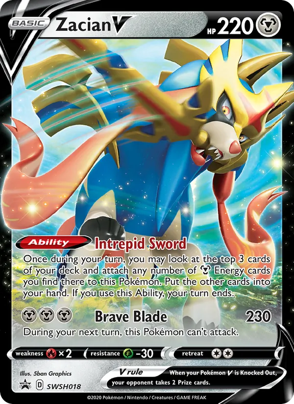 Zacian V, SWSH Black Star Promos SWSH018/307