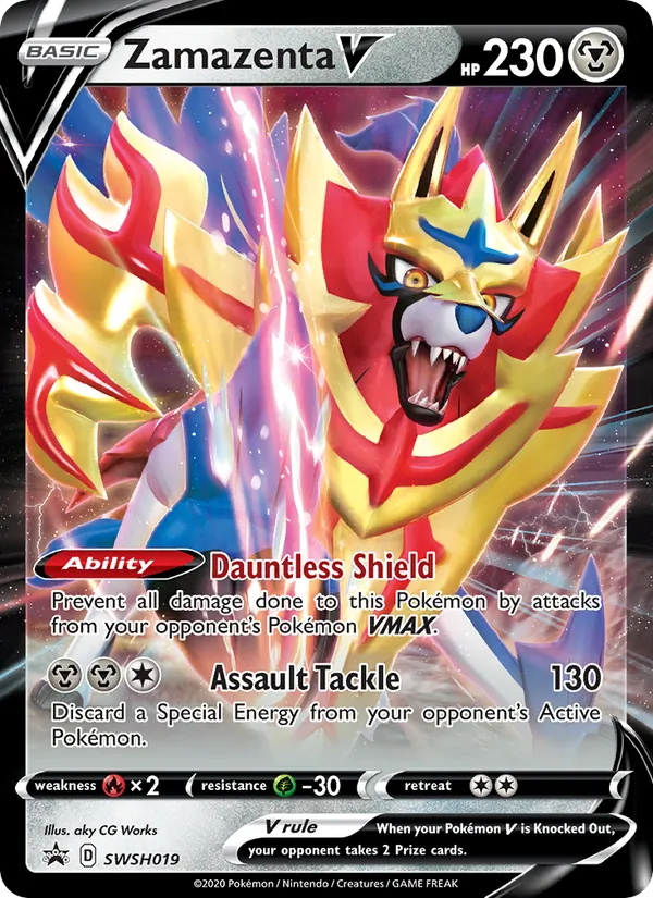 Zamazenta V, SWSH Black Star Promos SWSH019/307