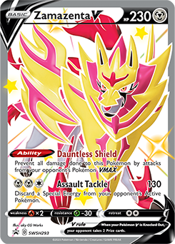 Zamazenta V, SWSH Black Star Promos SWSH293/307