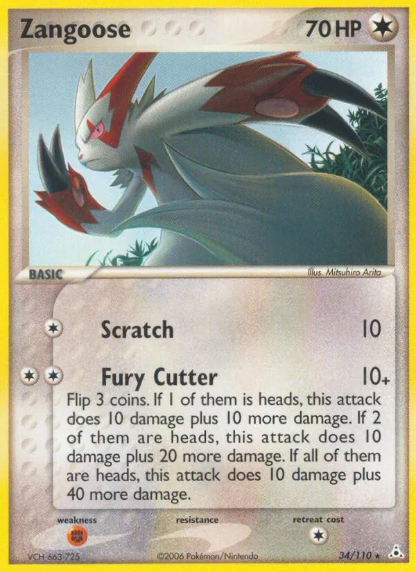Zangoose, Holon Phantoms 034/110
