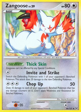 Zangoose, WC Deck 2009 (Queengar) 066/127