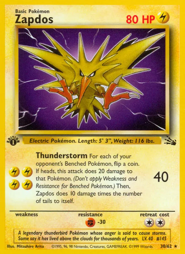 Zapdos, Fossil 030/062
