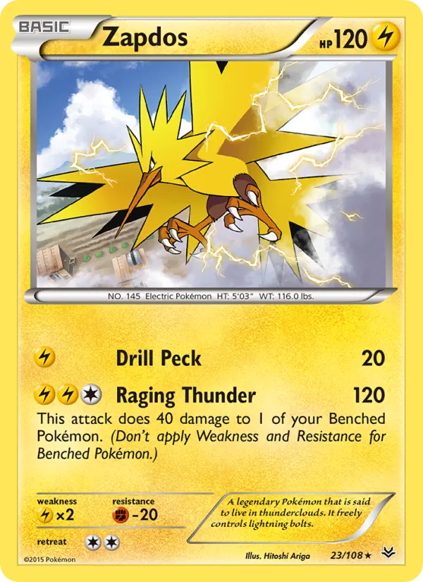Zapdos, Roaring Skies 023/108