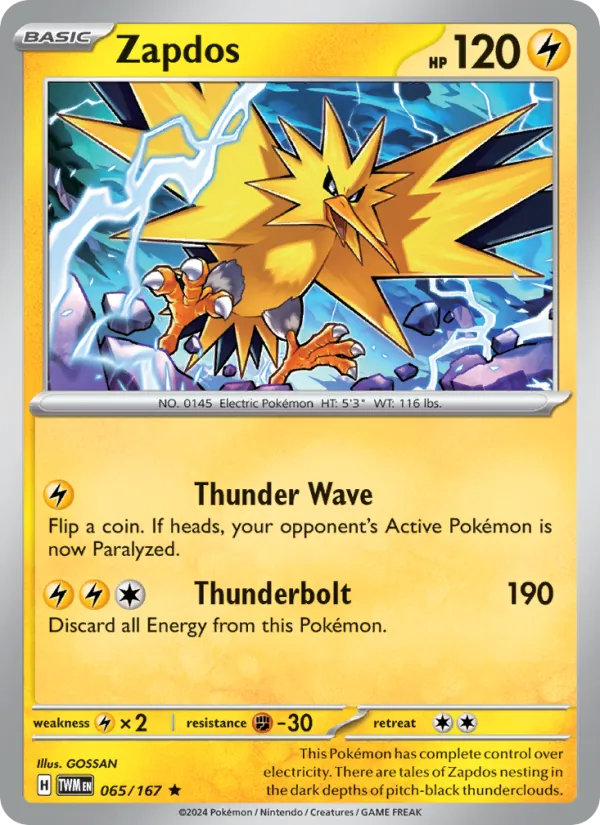 Zapdos, Twilight Masquerade 065/167