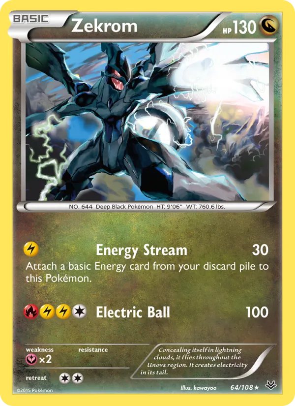 Zekrom, Roaring Skies 064/108