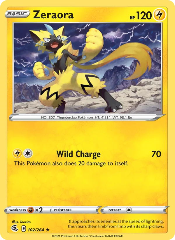 Zeraora, Fusion Strike 102/264