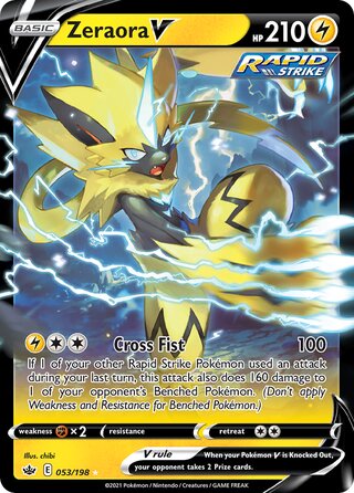 Zeraora V, Play! Pokémon Prize Pack Series One 053/198