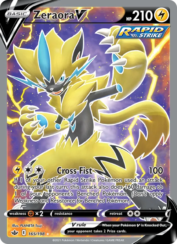 Zeraora V, Chilling Reign 165/198
