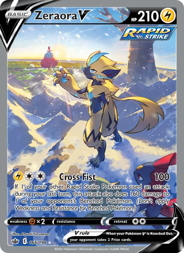 Zeraora V, Chilling Reign 166/198