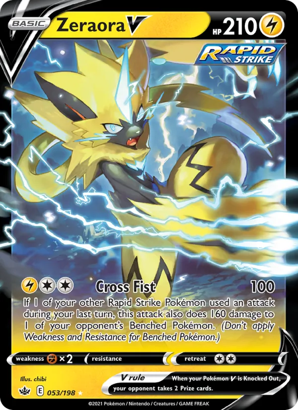 Zeraora V, Chilling Reign 053/198