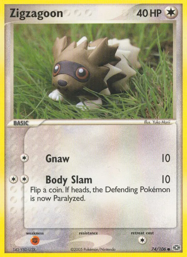 Zigzagoon, Emerald 074/106