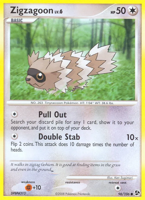 Zigzagoon, Great Encounters 096/106