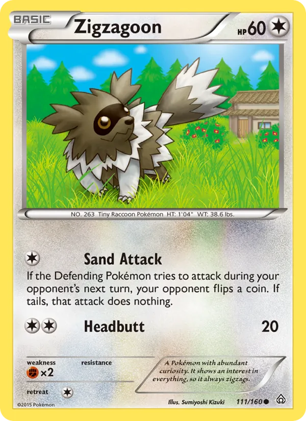 Zigzagoon, Primal Clash 111/160