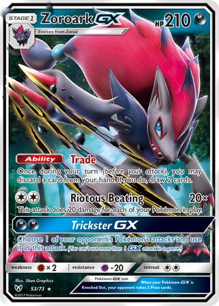 Zoroark GX, Shining Legends 053/073