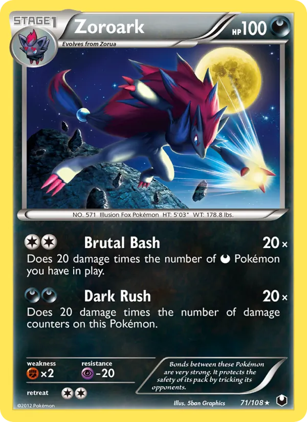 Zoroark, Dark Explorers 071/108
