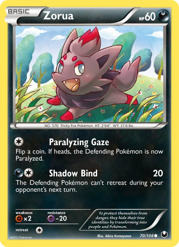 Zorua, Dark Explorers 070/108