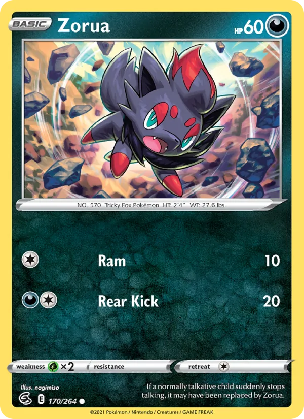 Zorua, Fusion Strike 170/264
