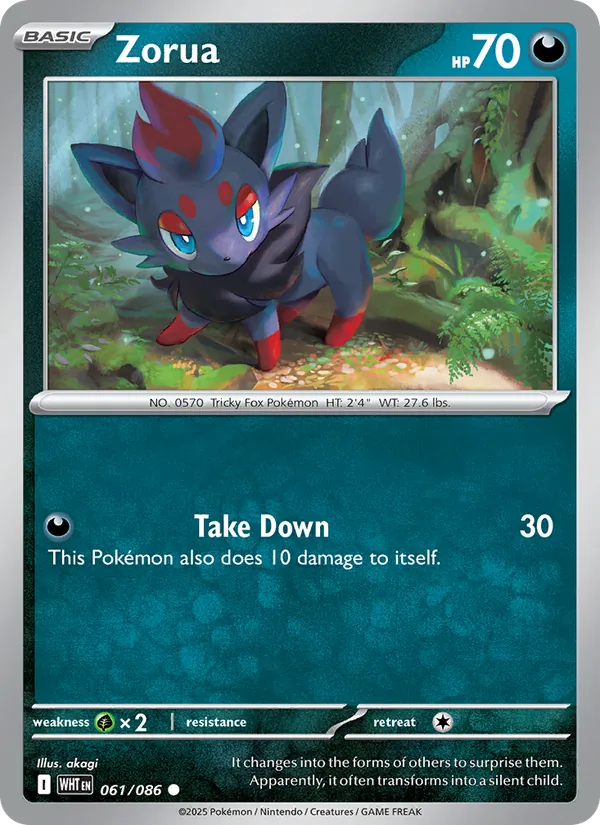 Zorua, White Flare 061/086