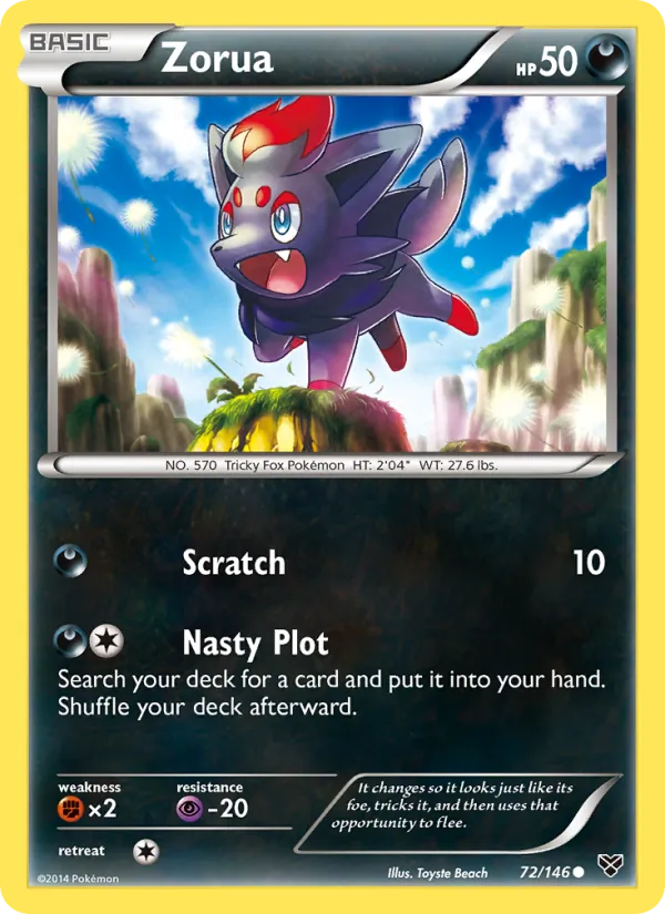 Zorua, XY 072/146