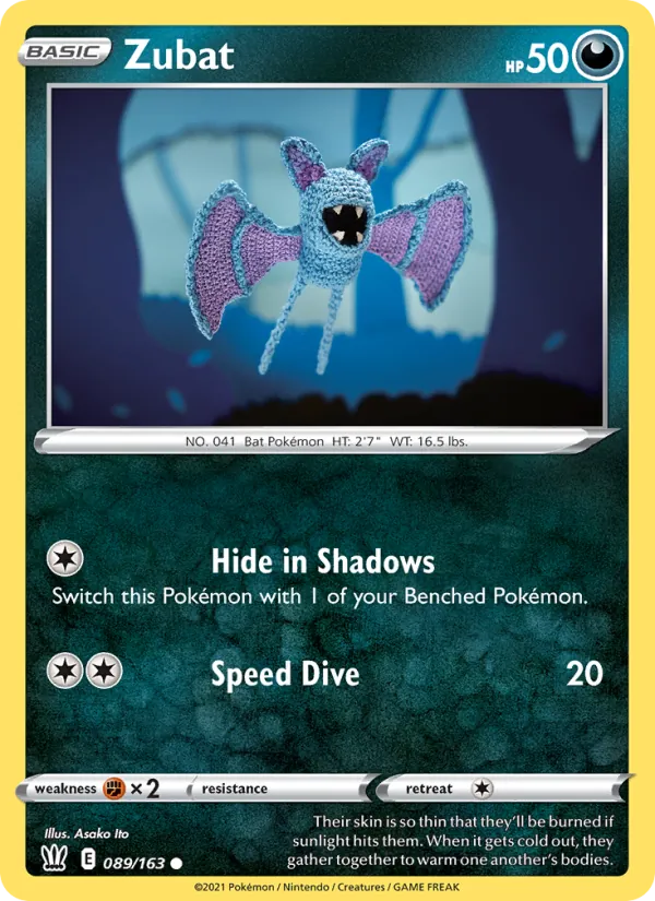 Zubat, Battle Styles 089/163