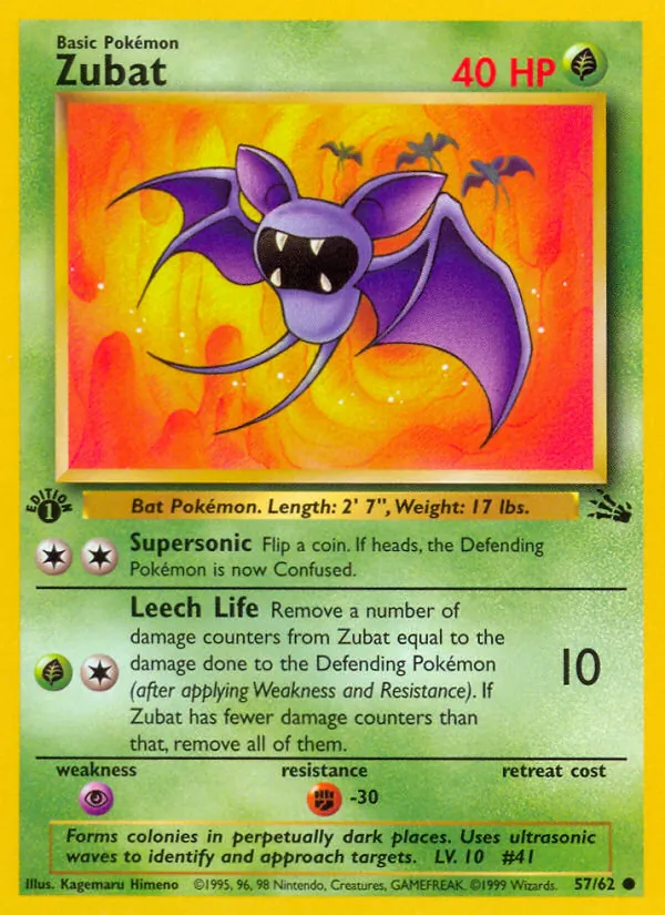 Zubat, Fossil 057/062