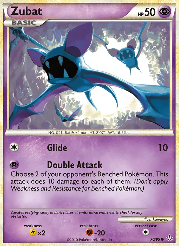 Zubat, Unleashed 070/095