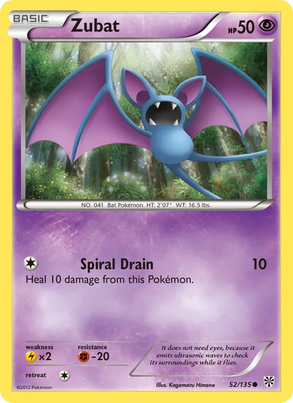 Zubat, Plasma Storm 052/135