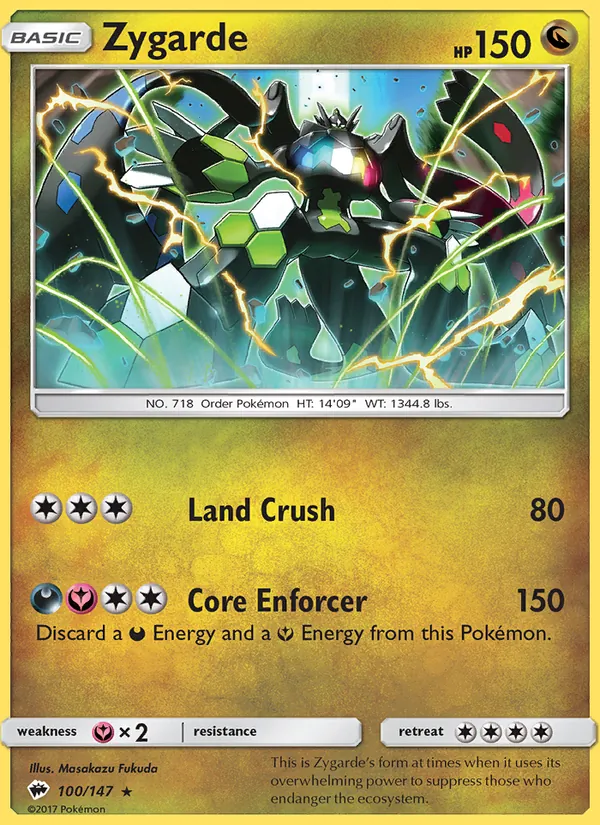 Zygarde, Burning Shadows 100/147